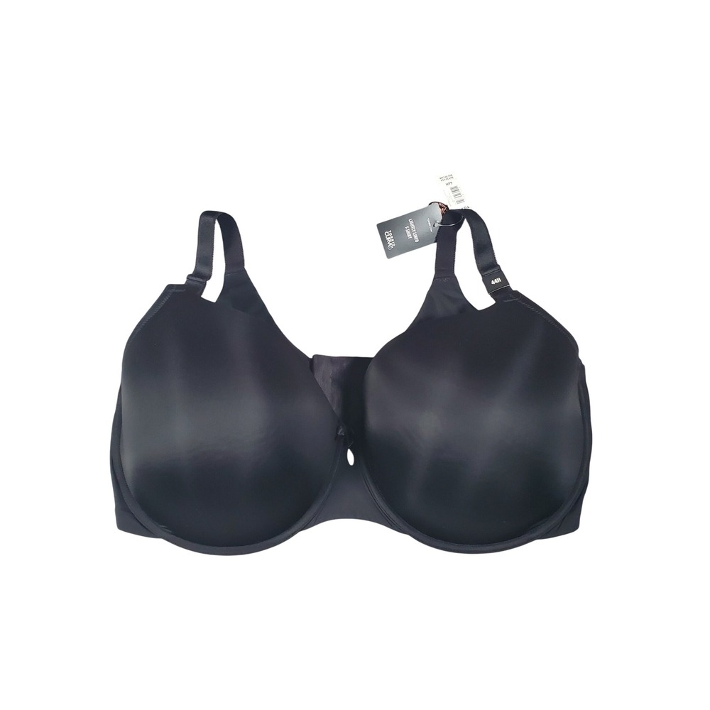 Torrid Curve 360 Back Smoothing Lightly Lined T-Shirt Bra Black 44H 11127116